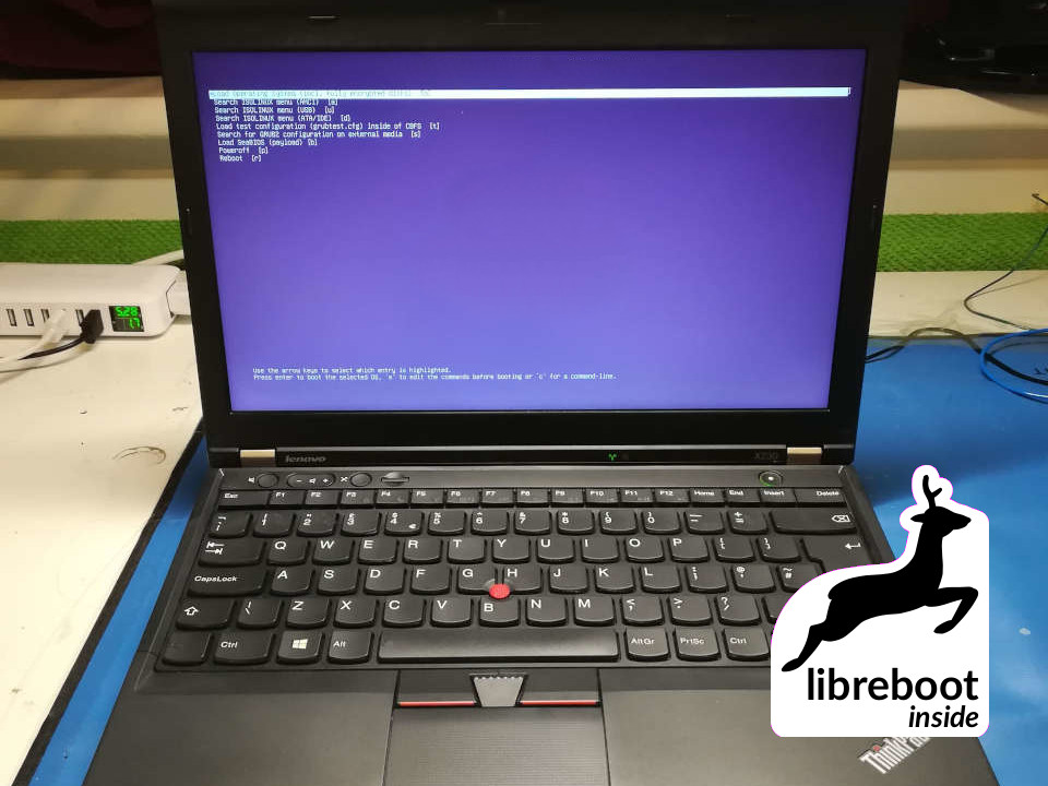 . Libreboot X230, 12.5" 1366x768, 16GB RAM, 1TB SSD or 2TB SSD, Intel Core i5-3320M, with Debian Linux preinstalled